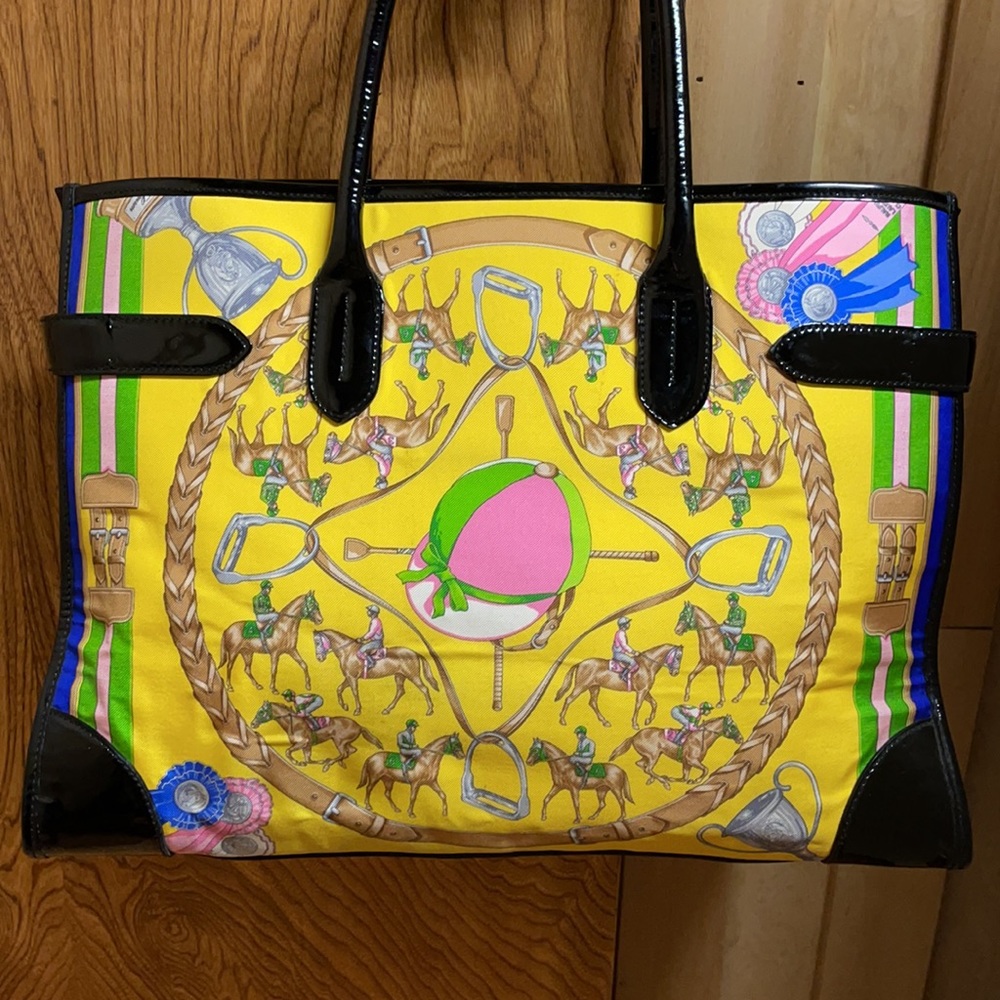 Ralph Lauren Collection ⚡️HP🎉 Spectator tote bag Purse limited edition - Picture 4 of 16